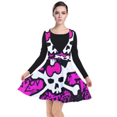 Plunge Pinafore Dress 