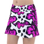 Punk Skull Princess Tennis Skirt