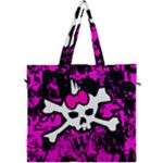 Punk Skull Princess Canvas Travel Bag