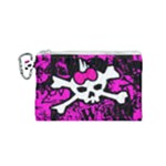 Punk Skull Princess Canvas Cosmetic Bag (Small)