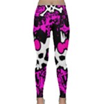 Punk Skull Princess Lightweight Velour Classic Yoga Leggings