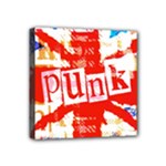 Punk Union Jack Mini Canvas 4  x 4  (Stretched)