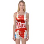 Punk Union Jack One Piece Boyleg Swimsuit