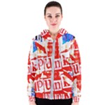 Punk Union Jack Women s Zipper Hoodie