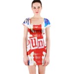 Punk Union Jack Short Sleeve Bodycon Dress