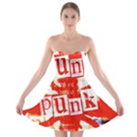 Punk Union Jack Strapless Bra Top Dress