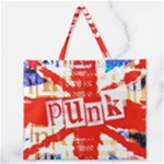 Punk Union Jack Zipper Large Tote Bag