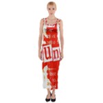 Punk Union Jack Fitted Maxi Dress