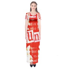 Short Sleeve Maxi Dress 