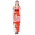 Punk Union Jack Short Sleeve Maxi Dress