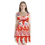 Punk Union Jack Split Back Mini Dress 