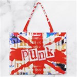 Punk Union Jack Zipper Medium Tote Bag