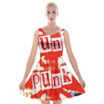 Punk Union Jack Velvet Skater Dress