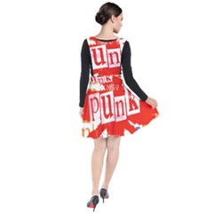 Plunge Pinafore Dress 