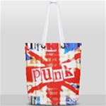 Punk Union Jack Full Print Rope Handle Tote (Small)