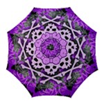 Purple Girly Skull Golf Umbrella