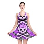 Purple Girly Skull Reversible Skater Dress