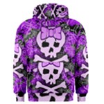 Purple Girly Skull Men s Pullover Hoodie