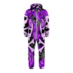 Purple Girly Skull Hooded Jumpsuit (Kids)