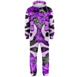 Purple Girly Skull Hooded Jumpsuit (Men)