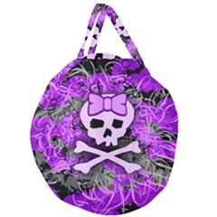 Giant Round Zipper Tote 