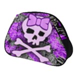 Purple Girly Skull Full Print Accessory Pouch (Small)