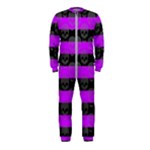 Purple Goth Skulls  OnePiece Jumpsuit (Kids)