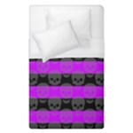 Purple Goth Skulls  Duvet Cover (Single Size)