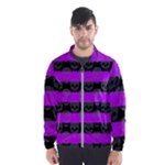 Purple Goth Skulls  Men s Windbreaker