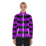 Purple Goth Skulls  Winter Jacket