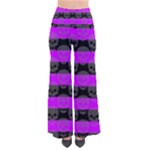 Purple Goth Skulls  So Vintage Palazzo Pants