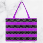 Purple Goth Skulls  Medium Tote Bag