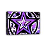 Purple Star Mini Canvas 6  x 4  (Stretched)