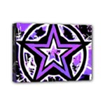 Purple Star Mini Canvas 7  x 5  (Stretched)