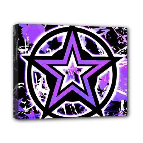 Purple Star Canvas 10  x 8  (Stretched) from ArtsNow.com