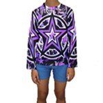 Purple Star Kids  Long Sleeve Swimwear