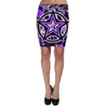 Purple Star Bodycon Skirt