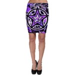 Purple Star Bodycon Skirt