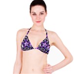 Purple Star Bikini Top