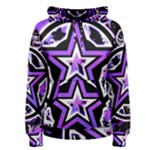 Purple Star Women s Pullover Hoodie