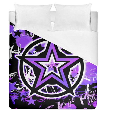 Purple Star Duvet Cover (Queen Size) from ArtsNow.com
