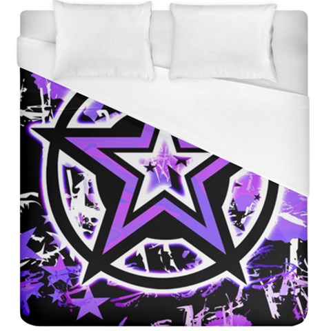 Purple Star Duvet Cover (King Size) from ArtsNow.com