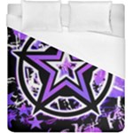 Purple Star Duvet Cover (King Size)