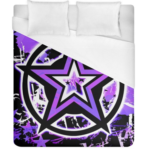 Purple Star Duvet Cover (California King Size) from ArtsNow.com