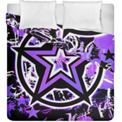 Purple Star Duvet Cover Double Side (King Size) from ArtsNow.com