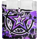 Purple Star Duvet Cover Double Side (King Size)