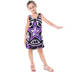 Purple Star Kids  Sleeveless Dress