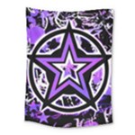 Purple Star Medium Tapestry