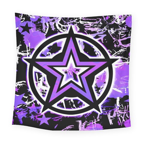 Purple Star Square Tapestry (Large) from ArtsNow.com