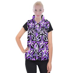 Purple Star Women s Button Up Vest from ArtsNow.com